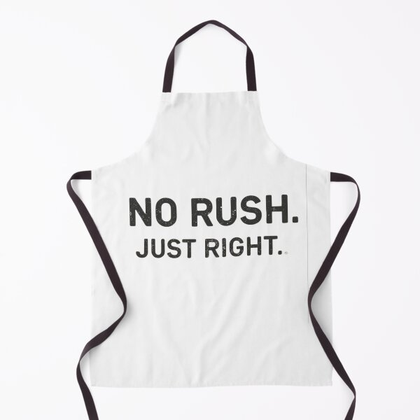 Item preview, No Rush Just Right Minimalist Typography Quote designed and sold by ZadTicaret.