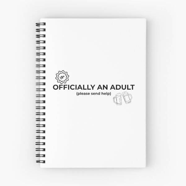 Item preview, Officially An Adult Please Send Help - Funny 18th Birthday designed and sold by UnrealShopKelko.