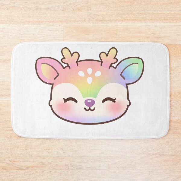 Item preview, Rainbow Pastel Deer Kawaii Cute Fawn Face with Dreamy designed and sold by Owcomm.