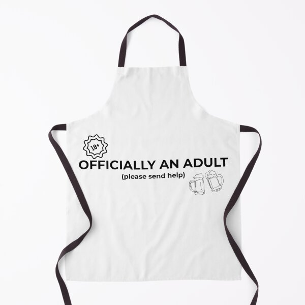 Item preview, Officially An Adult Please Send Help - Funny 18th Birthday designed and sold by UnrealShopKelko.