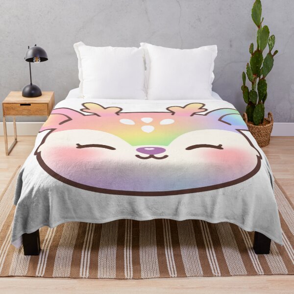 Item preview, Rainbow Pastel Deer Kawaii Cute Fawn Face with Dreamy designed and sold by Owcomm.