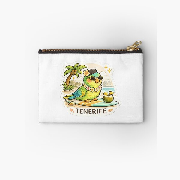 Item preview, Cute Tenerife Parrot Sticker – Tropical Canary Islands Vibes designed and sold by ZYNORAworld.
