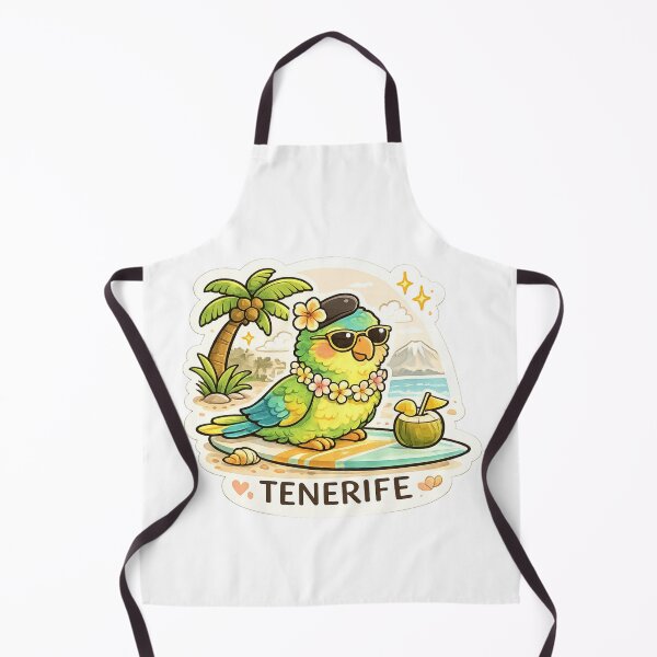 Item preview, Cute Tenerife Parrot Sticker – Tropical Canary Islands Vibes designed and sold by ZYNORAworld.