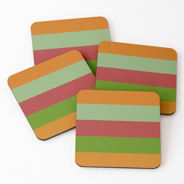 Item preview, Brown, green & red blocks designed and sold by Mint + Midnight.