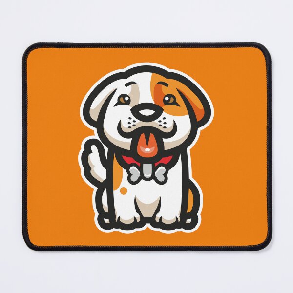 Item preview, Cute Puppy with Bone Collar – Adorable Dog Cartoon Design designed and sold by MerlinWear.