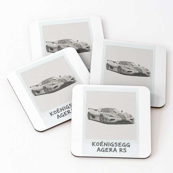 Item preview, Koenigsegg Agera RS Hypercar Retro Polaroid Aesthetic Art designed and sold by Motorline44.