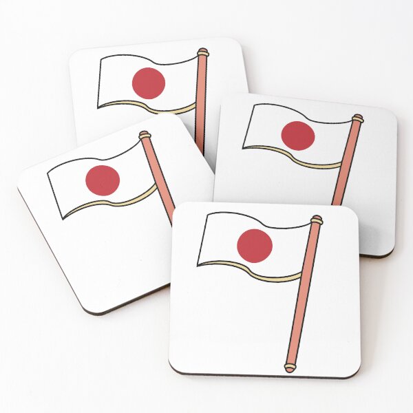 Item preview, Japanese Flag Sticker | Postcards from Tokyo Collection designed and sold by PinkPeelUK.