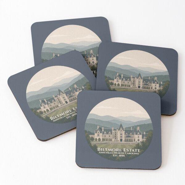 Item preview, Biltmore Estate Asheville North Carolina | Historic Mansion Blue Ridge Mountains Travel Art designed and sold by SimplyJasper.