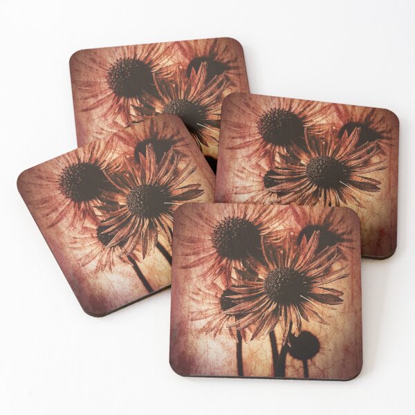 Item preview, Vintage Coneflowers | Warm Botanical Texture designed and sold by WitchyBotanicaArt.