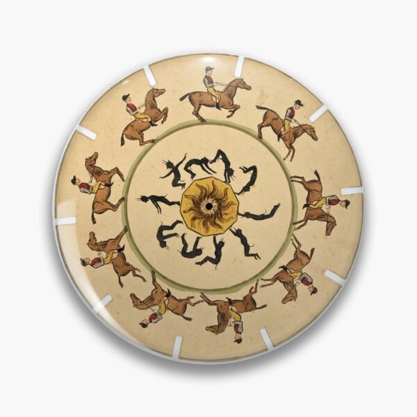 Item preview, Phenakistoscope — Vintage Horse Riders Animation Disc designed and sold by LouDSarG.