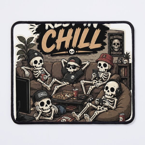 Item preview, Funny Dead Tired Skeletons Taking It Easy designed and sold by LOLKart.