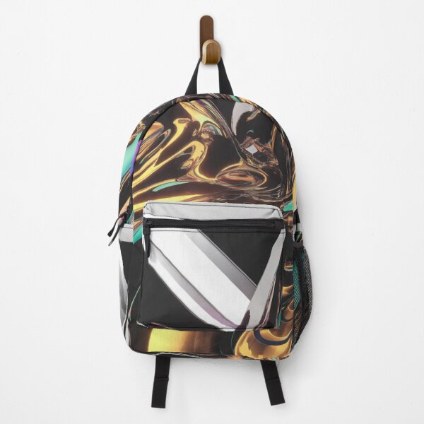 Item preview, Liquid Chrome Abstract Iridescent 3D Art designed and sold by PixelDrift21.