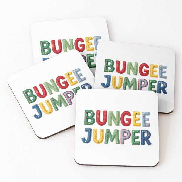 Item preview, BUNGEE JUMPER - IN FAUX LETTERING designed and sold by AlexOBrienArt.