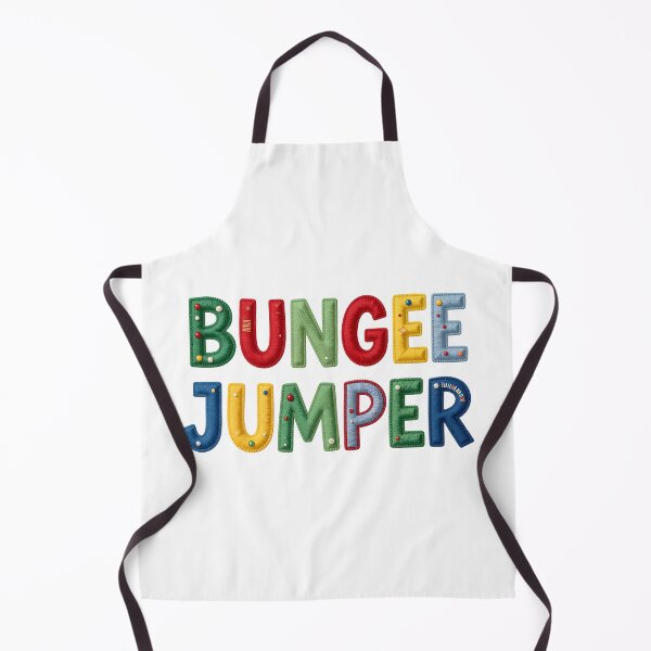 Item preview, BUNGEE JUMPER - IN FAUX LETTERING designed and sold by AlexOBrienArt.