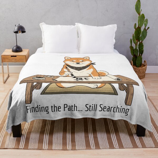 Item preview, Judgmental Shiba Inu Calligraphy - Finding the Path. designed and sold by KojourinArt.
