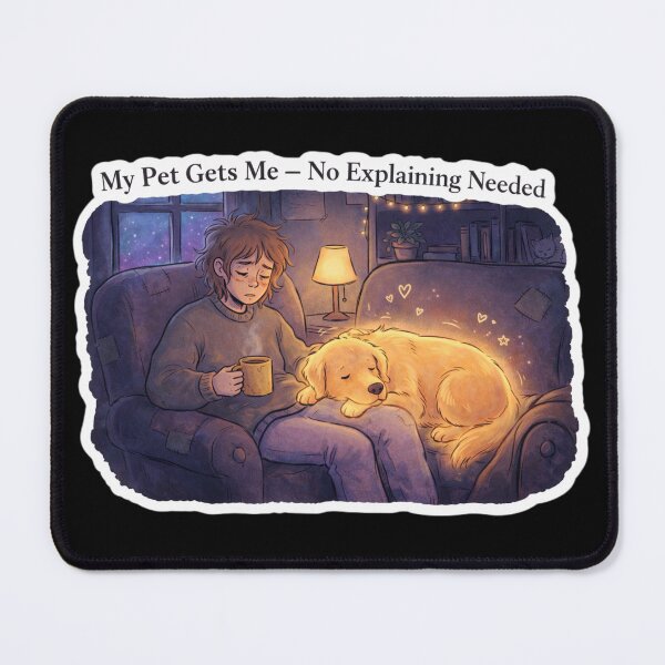 Item preview, My Pet Gets Me No Explaining Needed Shirt – Emotional Support Pet Lover Gift – Introvert Comfort Quote designed and sold by Safe Haven Pets.