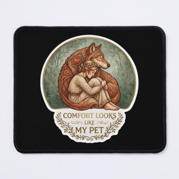Item preview, Comfort Looks Like My Pet Shirt – Emotional Support Dog Lover Gift – Mental Health Comfort Design designed and sold by Safe Haven Pets.