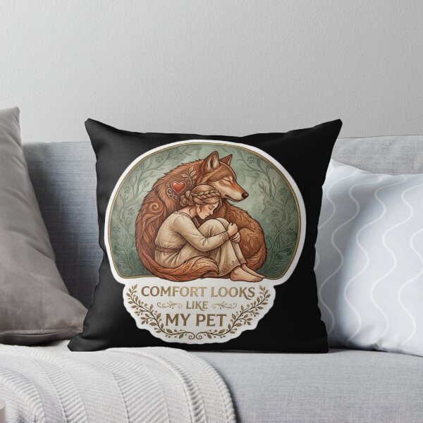 Item preview, Comfort Looks Like My Pet Shirt – Emotional Support Dog Lover Gift – Mental Health Comfort Design designed and sold by Safe Haven Pets.