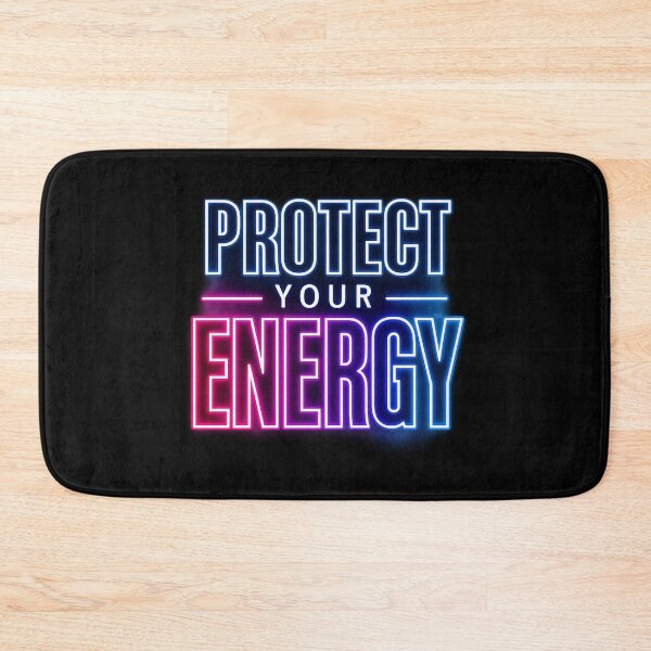 Item preview, Protect Your Energy Neon Aesthetic Typography Design designed and sold by astersgraphics.