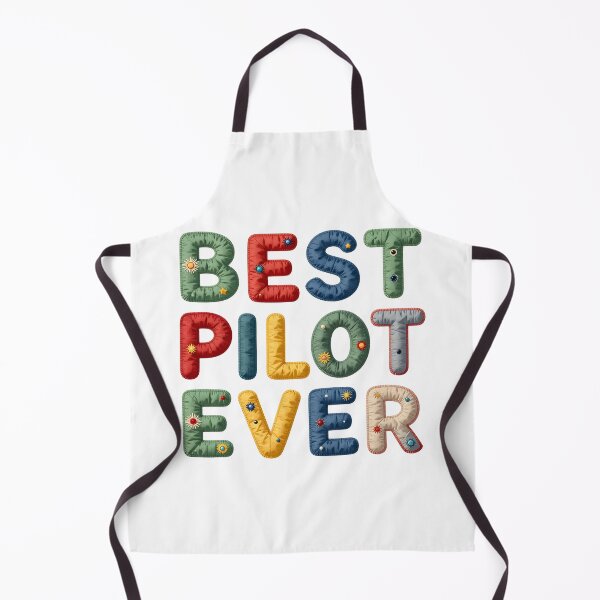 Item preview, BEST PILOT EVER - IN FAUX LETTERING designed and sold by AlexOBrienArt.