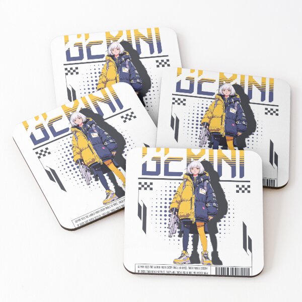 Artikelvorschau, Gemini Anime Cyberpunk Streetwear Charakterdesign entworfen und verkauft von ShopStellar.