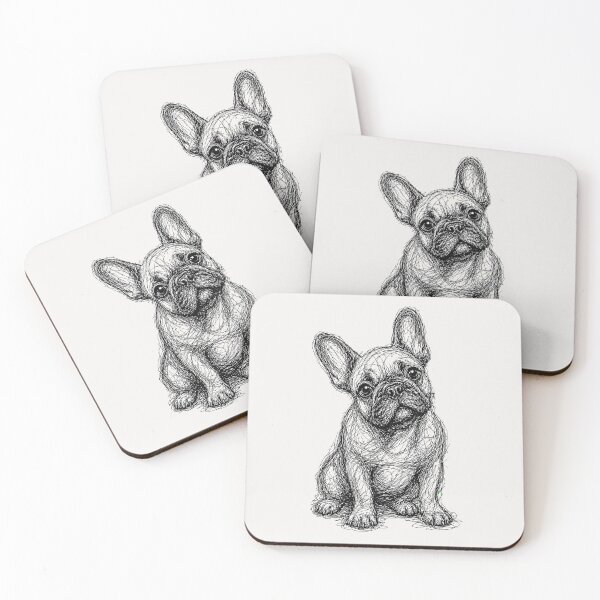 Item preview,  Scribble French Bulldog  Sketch Minimalist Dog  designed and sold by erozzz.