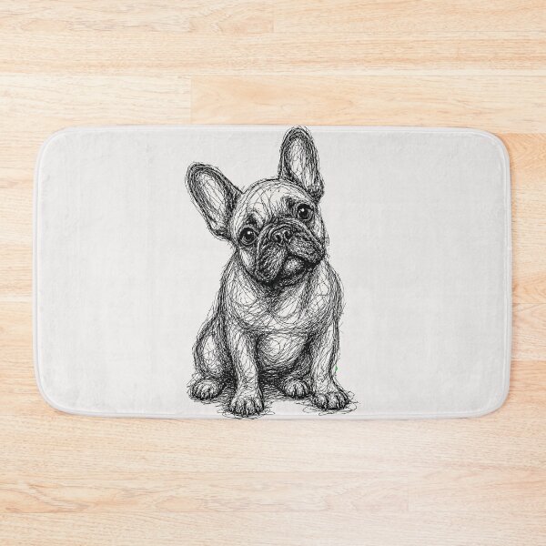 Item preview,  Scribble French Bulldog  Sketch Minimalist Dog  designed and sold by erozzz.