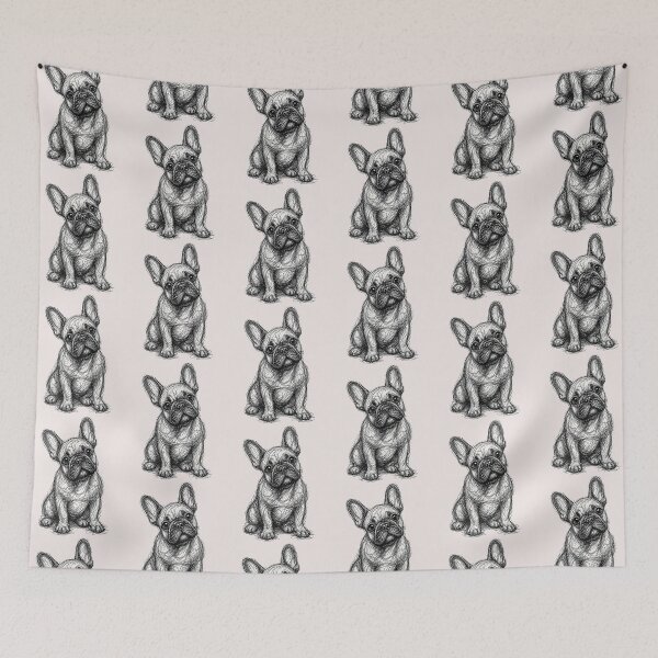 Item preview,  Scribble French Bulldog  Sketch Minimalist Dog  designed and sold by erozzz.