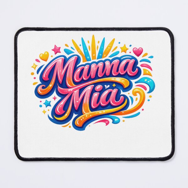 Item preview, Mamma Mia Vibrant Typography Design designed and sold by Newthingzy.