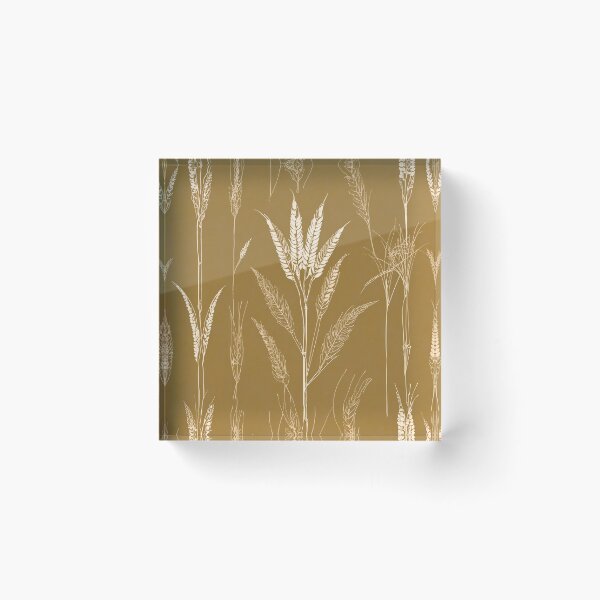 Item preview, Minimal Wheat Pattern | Modern Agriculture Aesthetic Botanical Design designed and sold by Anicoa.