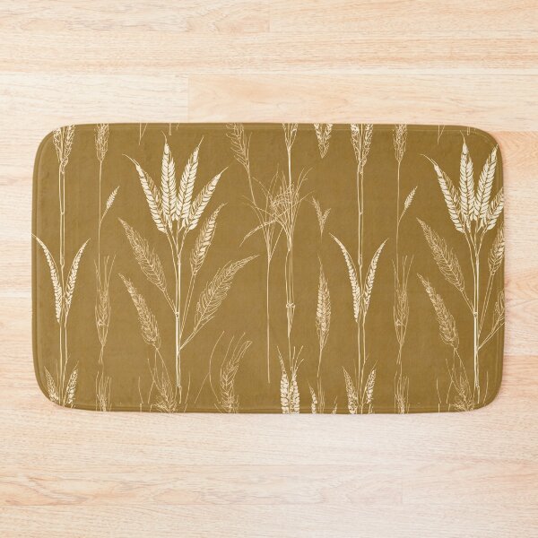 Item preview, Minimal Wheat Pattern | Modern Agriculture Aesthetic Botanical Design designed and sold by Anicoa.
