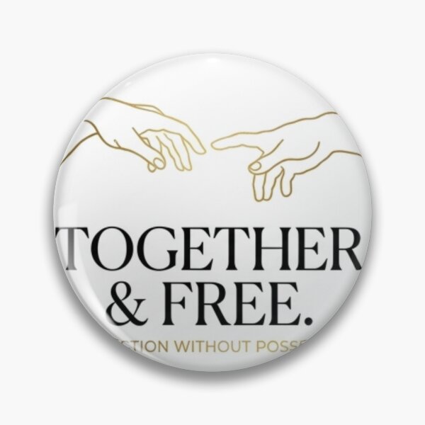 Item preview, Together & Free - Minimalist Hands Conscious Connection designed and sold by wynyproject.