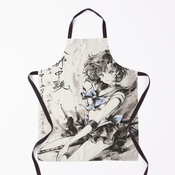Item preview, Sailor Mercury Elegant Sumi-e designed and sold by AnimeArsenalPrints.