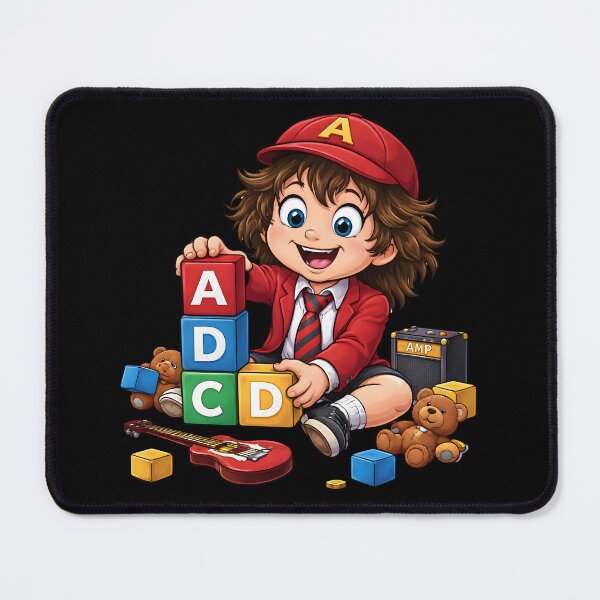 Item preview, Rock Legend Chibi Guitarist Baby Blocks Funny designed and sold by Fanverse Merchandise.