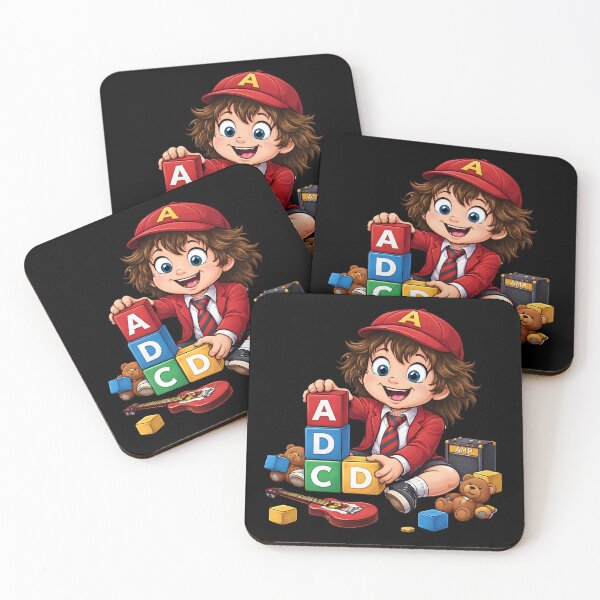 Item preview, Rock Legend Chibi Guitarist Baby Blocks Funny designed and sold by Fanverse Merchandise.