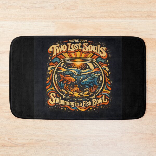 Item preview, Lost Souls Fish Bowl Retro Vintage Music Fan designed and sold by Fanverse Merchandise.