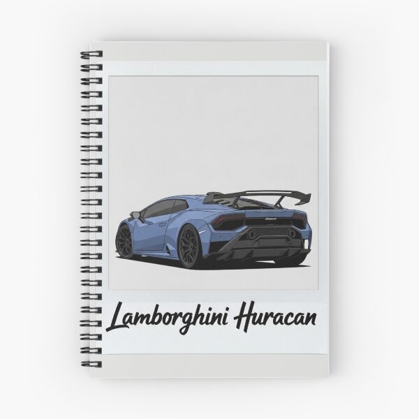 Item preview, Lamborghini Huracan Blue Supercar Rear View Retro Polaroid Art designed and sold by Motorline44.