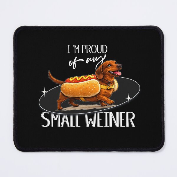 Item preview, Proud Small Wiener Funny Dachshund Hot Dog Shirt designed and sold by TreeDoPrints.
