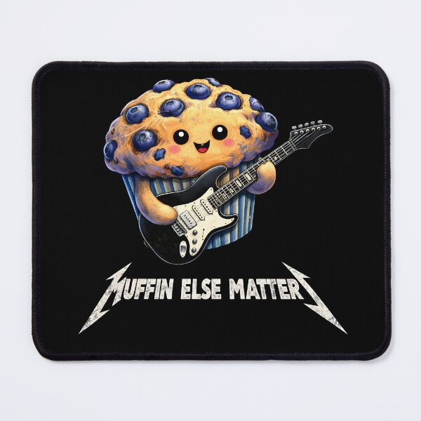 Item preview, Muffin Else Matters Heavy Metal Food Pun designed and sold by Fanverse Merchandise.