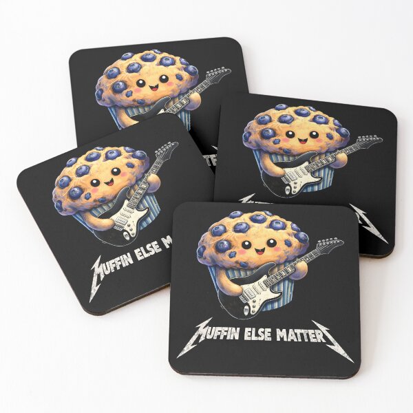 Item preview, Muffin Else Matters Heavy Metal Food Pun designed and sold by Fanverse Merchandise.