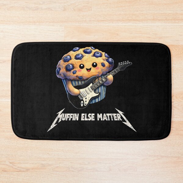 Item preview, Muffin Else Matters Heavy Metal Food Pun designed and sold by Fanverse Merchandise.