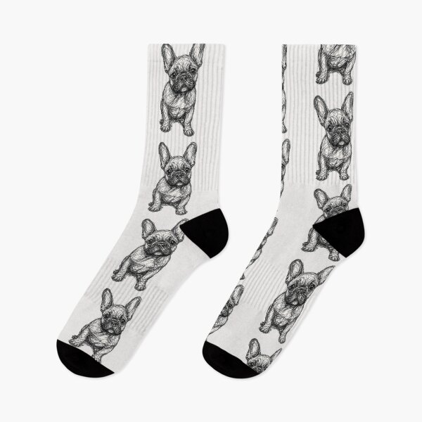 Item preview, Scribble Sketch French Bulldog  Dog Lovers designed and sold by erozzz.