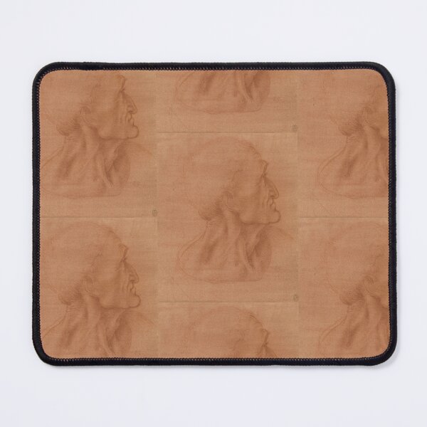 Item preview, The Head of Judas by Leonardo da Vinci High Renaissance Drawing Print designed and sold by artofuniverse.