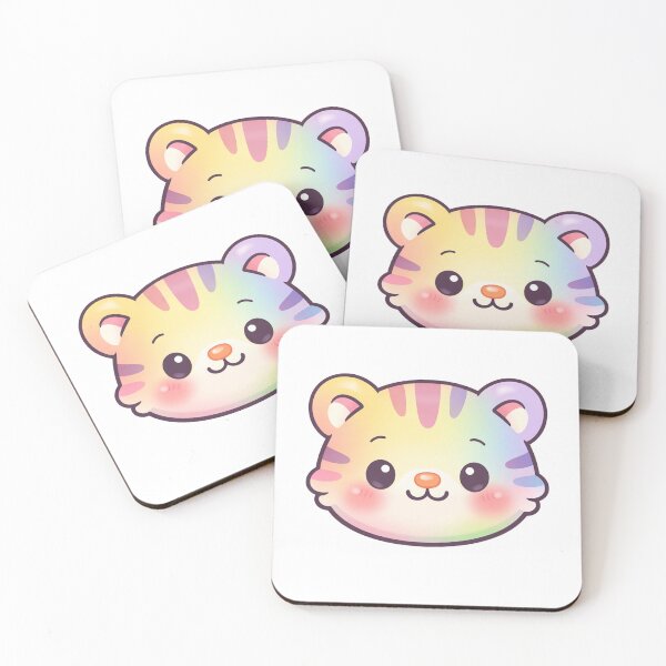 Item preview, Cute Rainbow Tiger Face designed and sold by Owcomm.