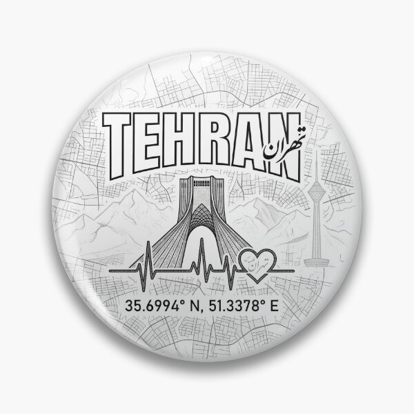 Item preview, Tehran, Iran designed and sold by Mossypixels.