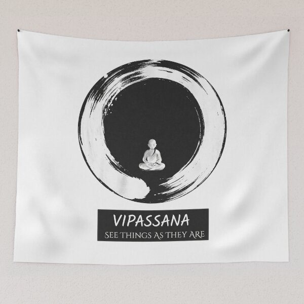 Item preview, Vipassana – See Things As They Are | Mindfulness Zen Truth & Clarity Design designed and sold by ArtsyExplorer.