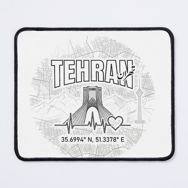 Item preview, Tehran, Iran designed and sold by Mossypixels.