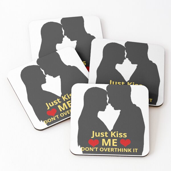 Item preview, Just kiss me  don't overthink it designed and sold by Raxid2022.