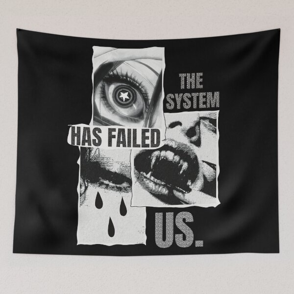 Item preview, Edgy Collage Newspaper Statement designed and sold by AuroraFoxxInk.