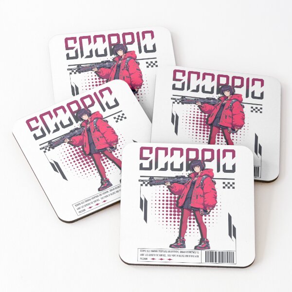 Artikelvorschau, Scorpio Anime Cyberpunk Streetwear Charakterdesign entworfen und verkauft von ShopStellar.